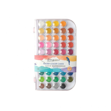 AndStal 48Colors poudre solide Aquarelle à styles de stylo pastel Set Crayon pour les enfants peinture